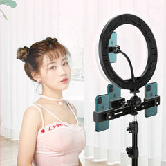 Selfie beautifying ring light