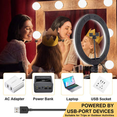 Compatible with Apple Dimmable Led Ring Light