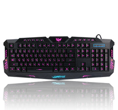 J10 tricolor backlight wired gaming keyboard & mouse set