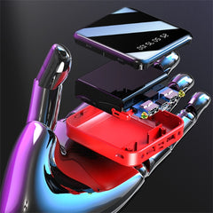 20000 MAH Portable Mirror Digital Display Power Bank