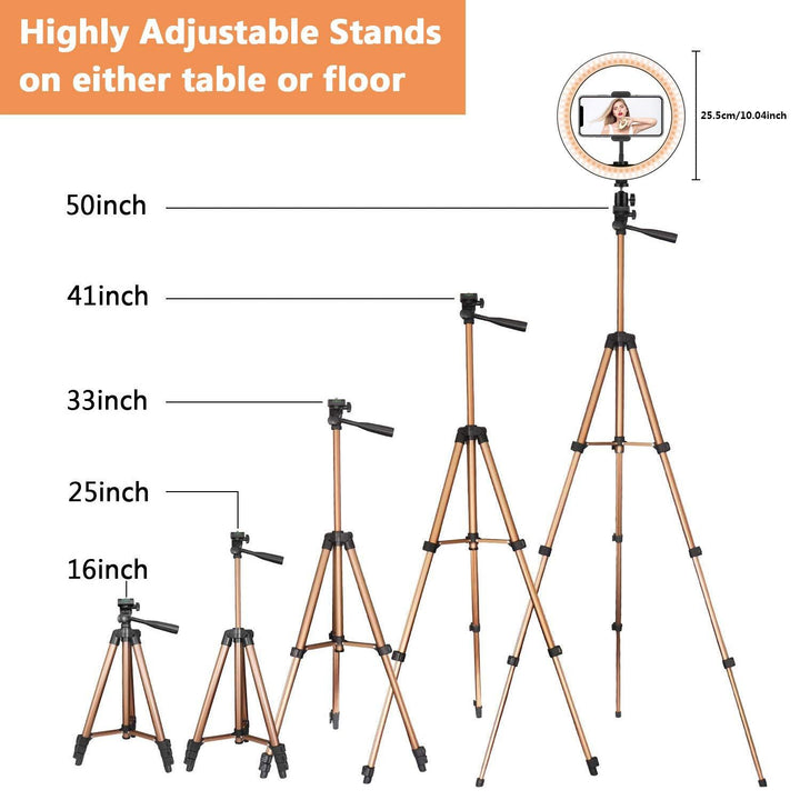 Illuminate Your Life with the Compatible with Apple Fill Ring Light Tripod