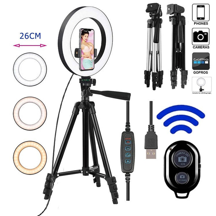 Illuminate Your Selfies with the LED Selfie Photography Ring Light