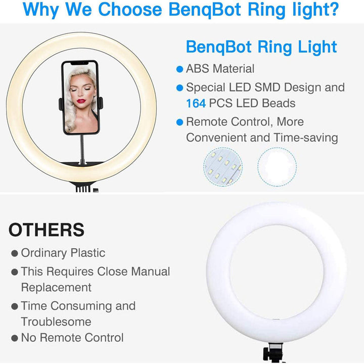 Illuminate Your Moments with the Compatible with Apple Dimmable Led Ring Light