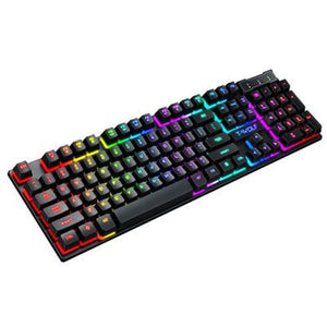 Elevate Your Gaming Experience with Our USB Luminous Wired Keyboard