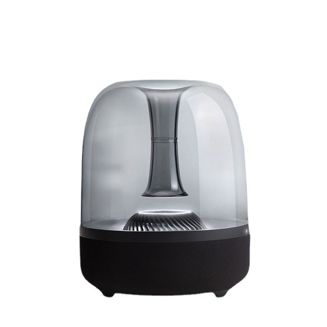 Explore the Blue Glass Desktop MINI Computer Bass Speaker