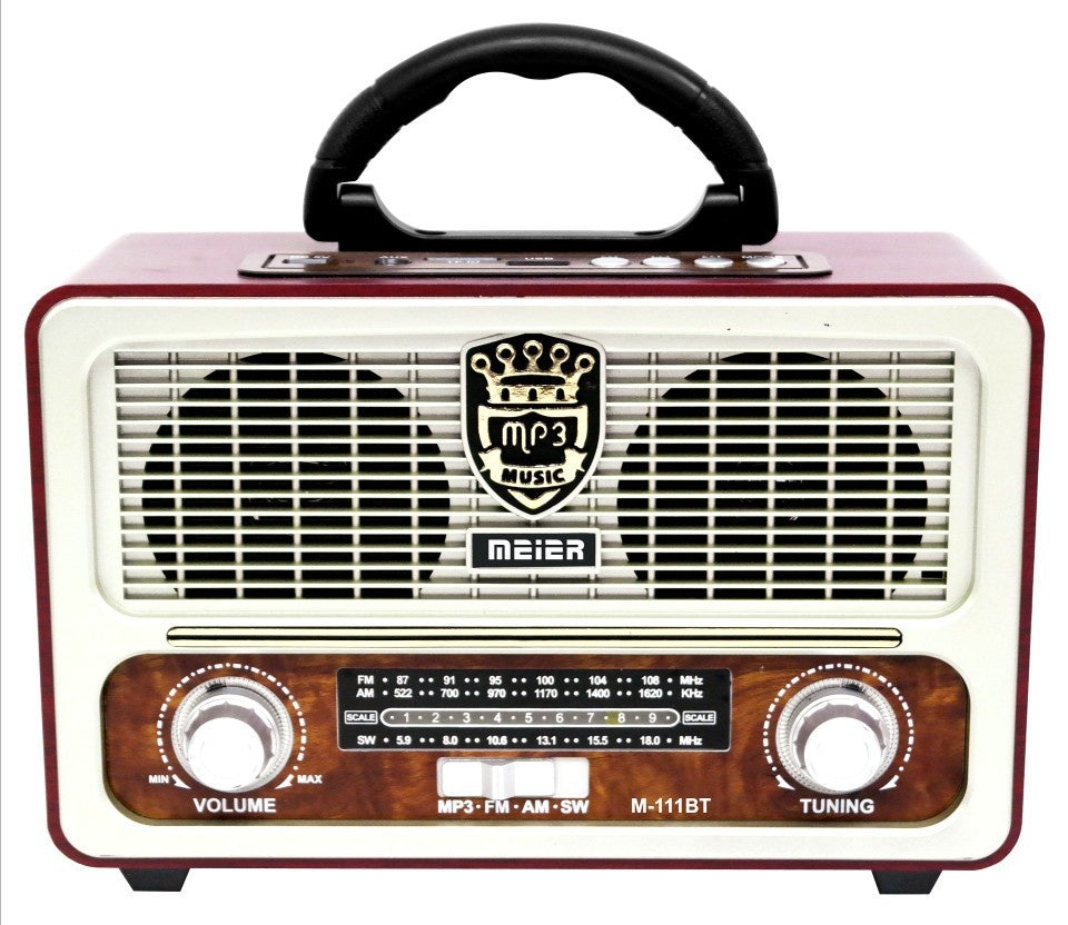 Experience Nostalgia with the Retro Radio Full Band Bluetooth Speaker