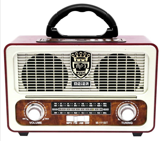 Experience Nostalgia with the Retro Radio Full Band Bluetooth Speaker