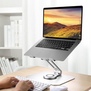 Transform Your Workspace with the 360-degree Rotating Laptop Stand
