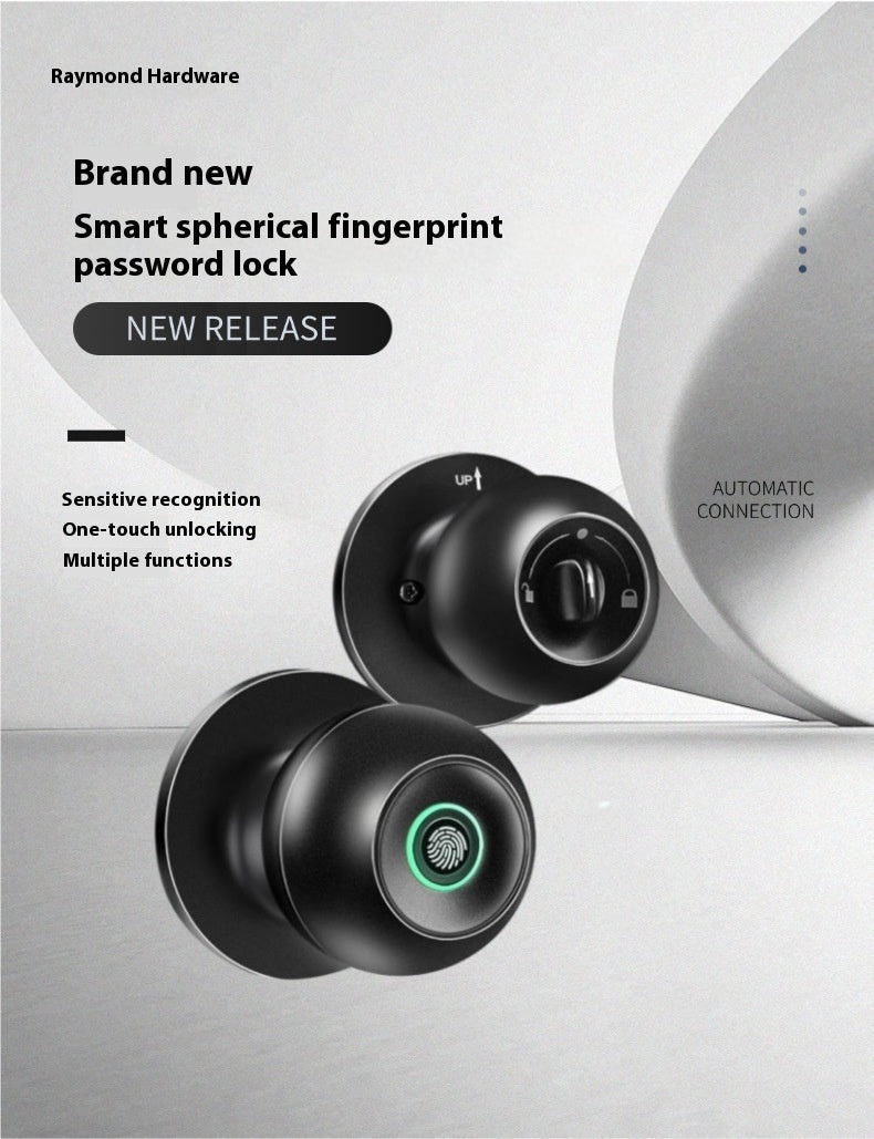 Spherical Smart Fingerprint Lock