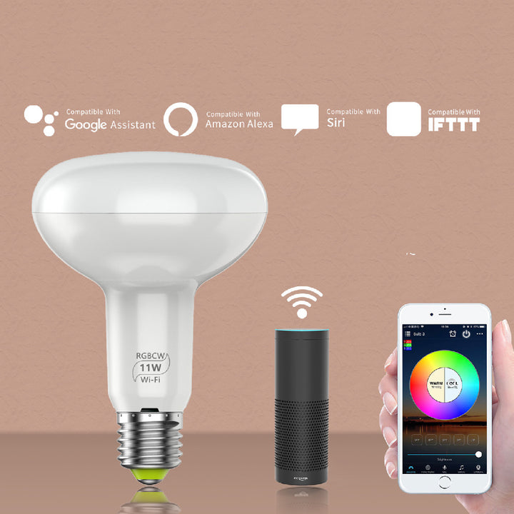 Wifi Smart Bulb 11WRGBW Dimming Remote Control