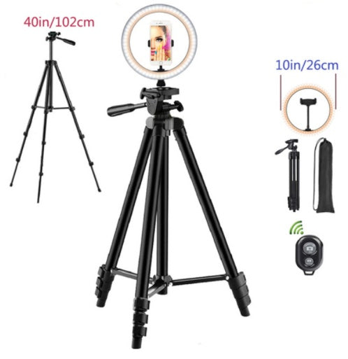 Mobile Phone Ring Light Holder Bracket Tripod