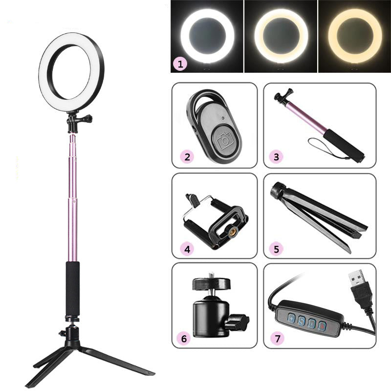 Compatible with Apple, Tripod Set Ring Light
