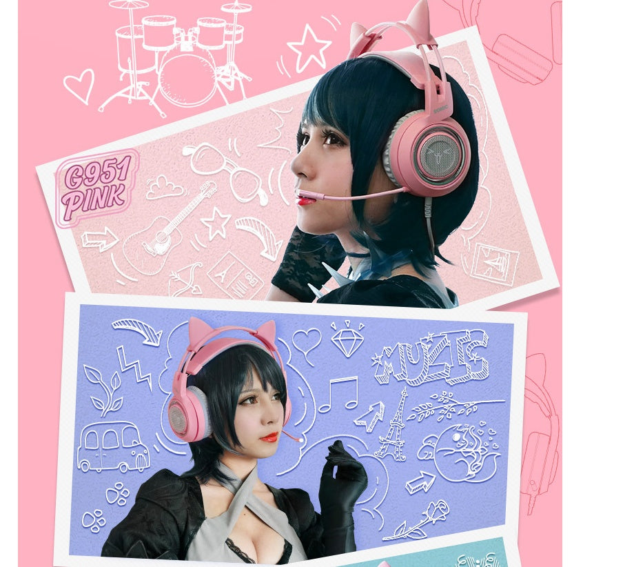 USB 7.1 Virtual Surround Sound Headsets Headphone