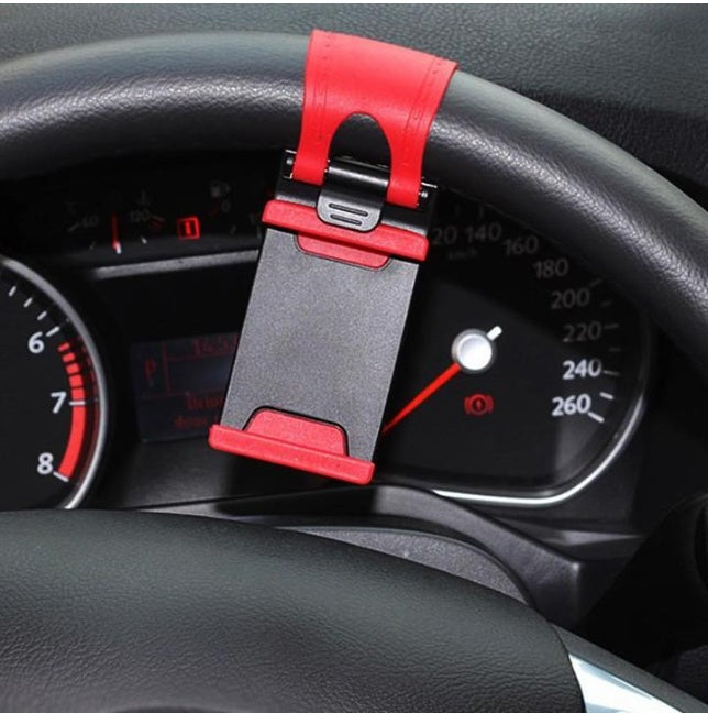 Car Steering Wheel Phone Clip Mount