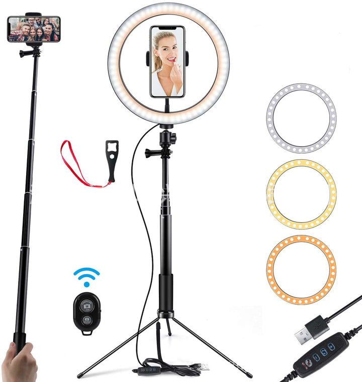 10in LED Ring Light Tripod Stand