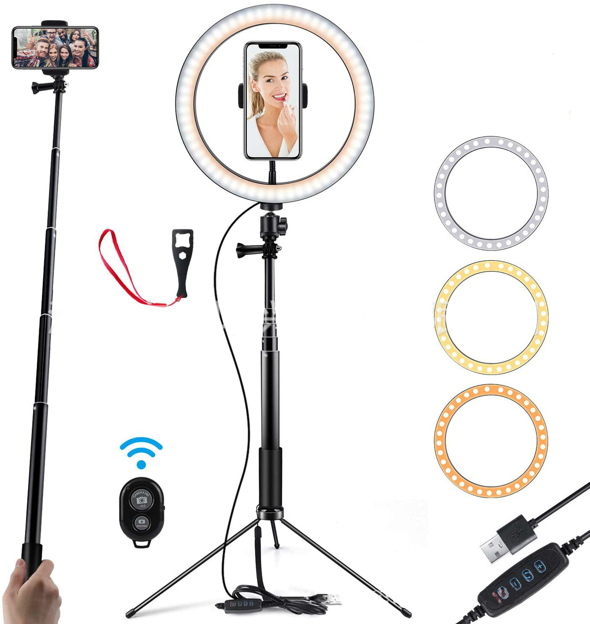 10in LED Ring Light Tripod Stand