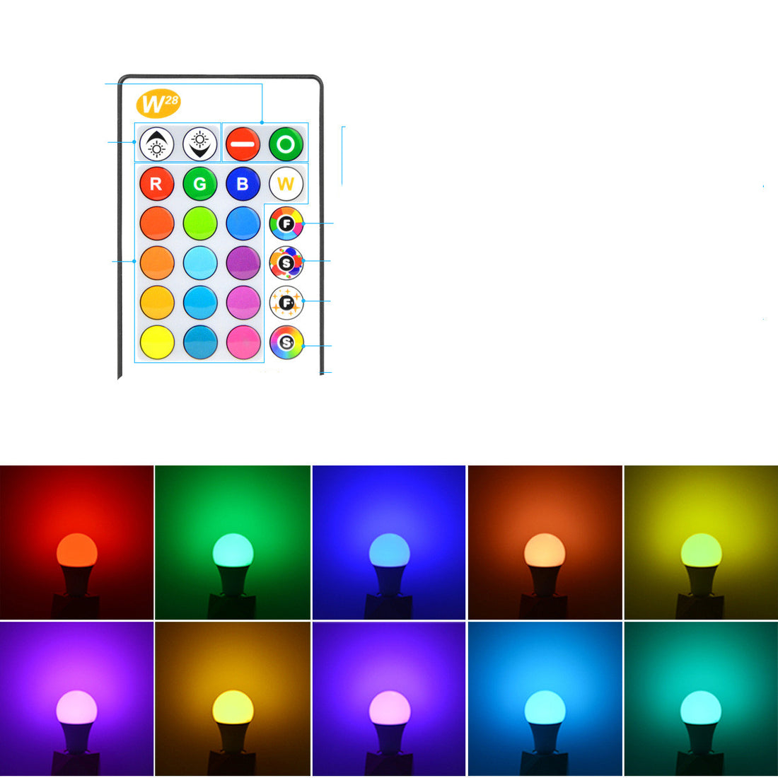 Led Smart Bluetooth Light Bulb