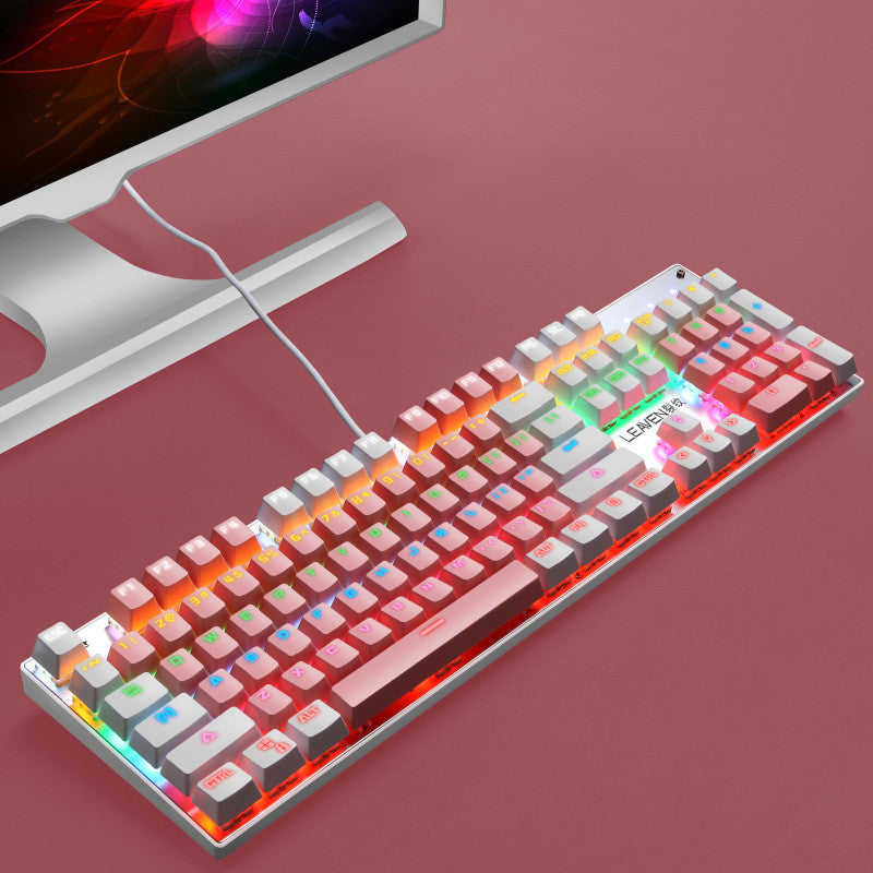 Luminous Punk USB Wired Gaming Keyboard