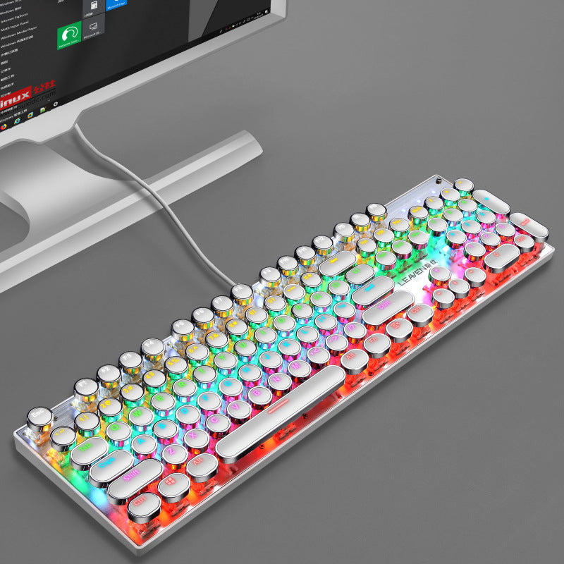 Metal Mechanical Keyboard Green Axis