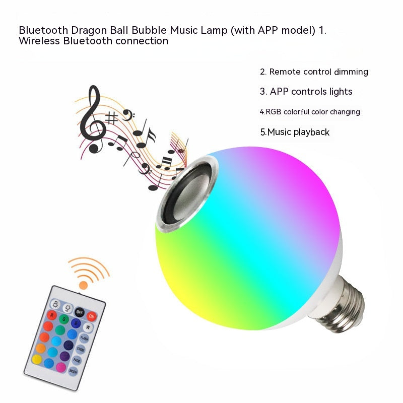 Smart Colorful Bluetooth Music Bulb