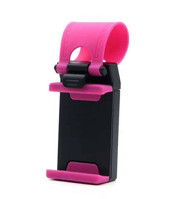 Car Steering Wheel Phone Clip Mount