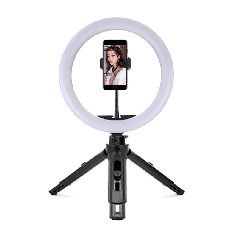 Selfie beautifying ring light