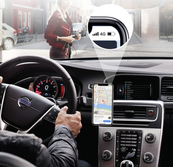 F6 Strip Plate Magnetic Car Phone Holder Stand