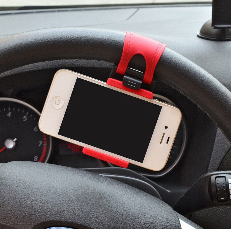 Car Steering Wheel Phone Clip Mount