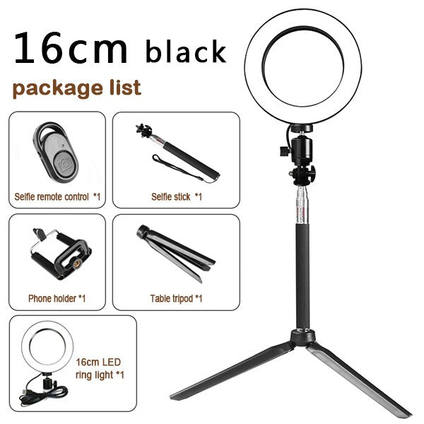 Compatible with Apple, Tripod Set Ring Light