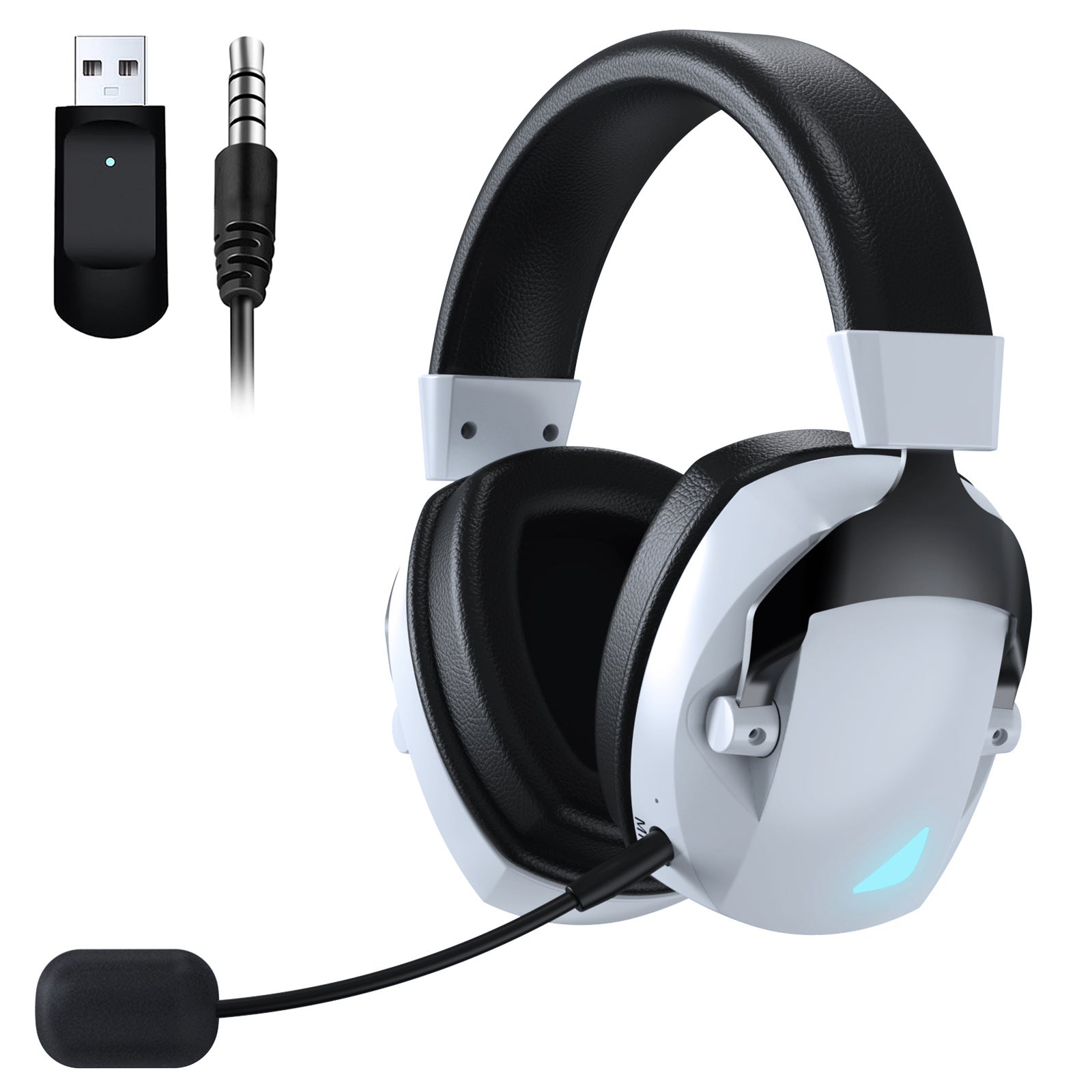 Over-Ear Bluetooth Headphones With Wireless Microphone