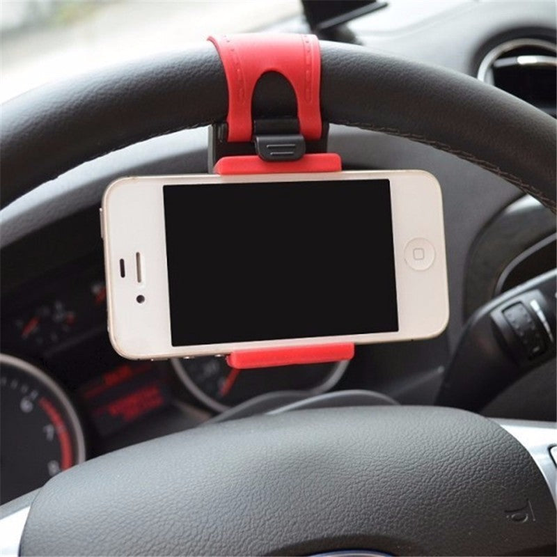Car Steering Wheel Phone Clip Mount