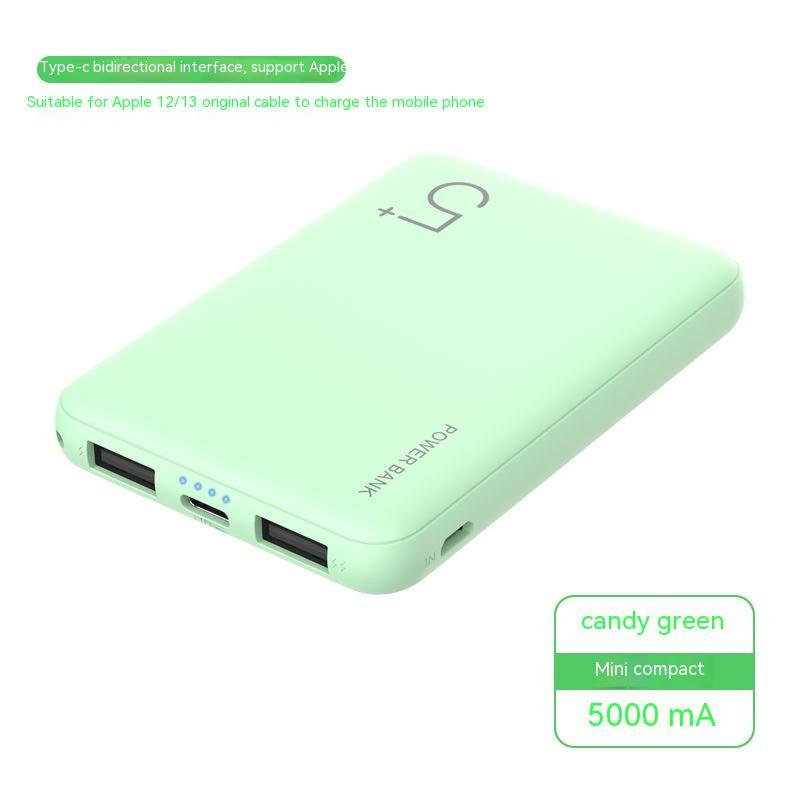 5000 MAH Compact Mini Portable Power Bank