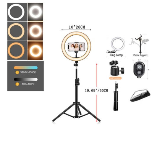Mobile Phone Ring Light Holder Bracket Tripod