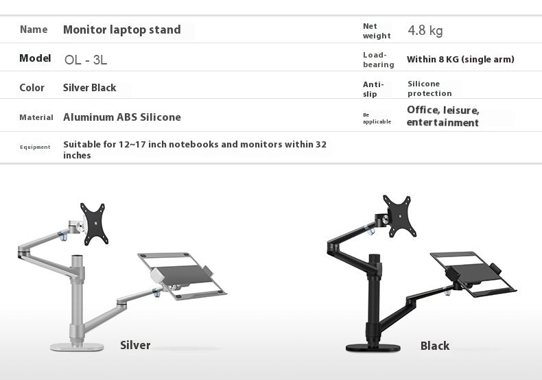 Laptop Stand Desktop Adjustable Riser