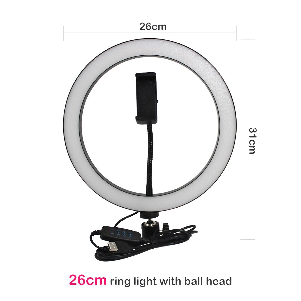 Compatible with Apple, Tripod Set Ring Light