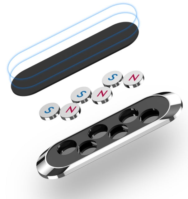 F6 Strip Plate Magnetic Car Phone Holder Stand