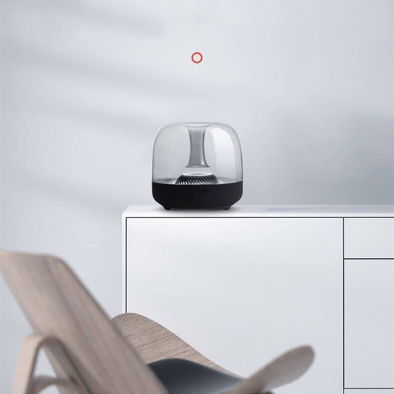 Blue Glass Desktop MINI Computer Bass Speaker