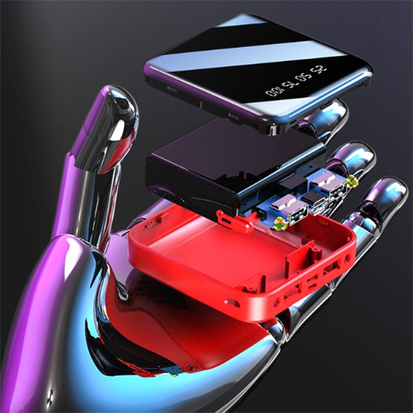 20000 MAH Portable Mirror Digital Display Power Bank