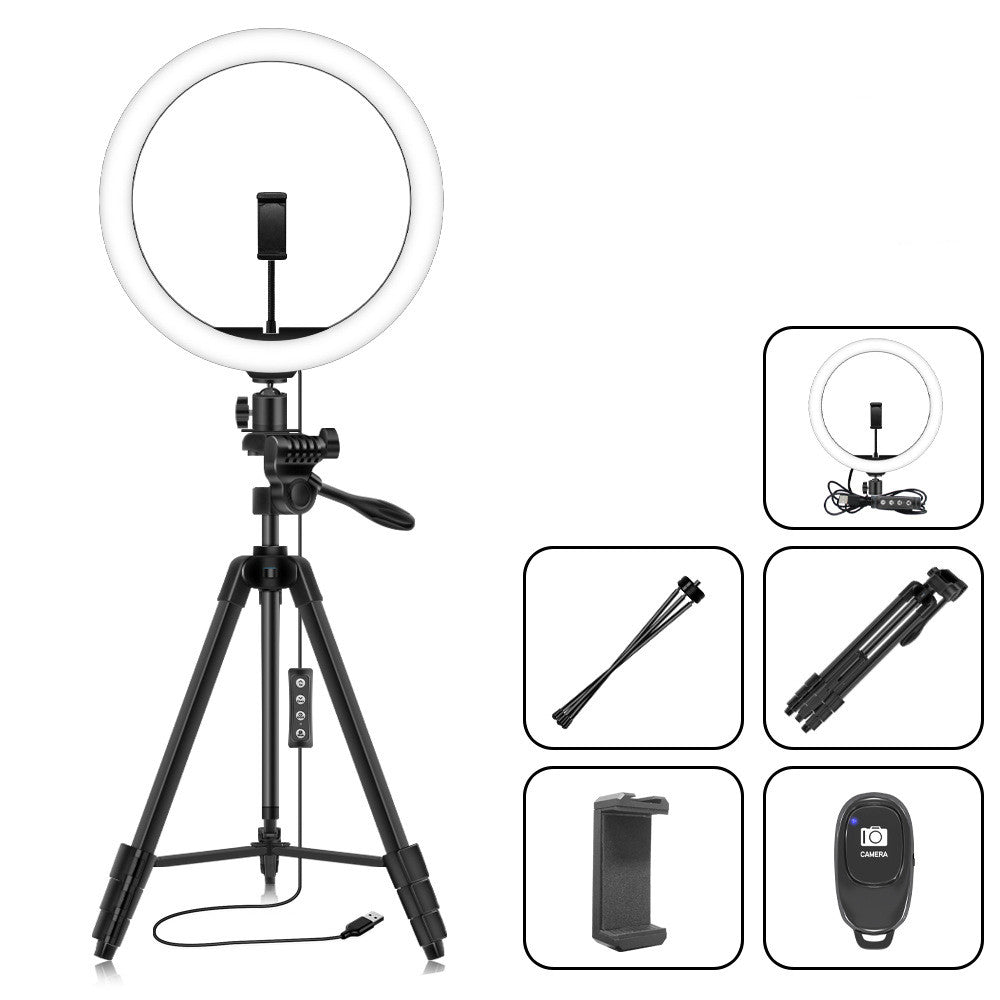 12 Inch Love Music Style RGB Ring Fill Light with Tripod