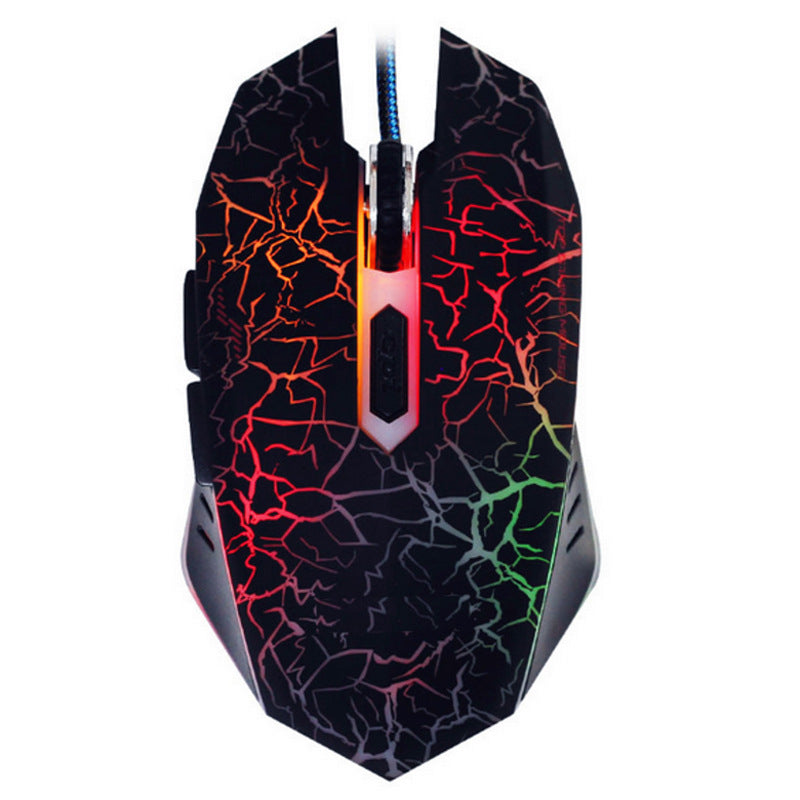 J10 tricolor backlight wired gaming keyboard & mouse set