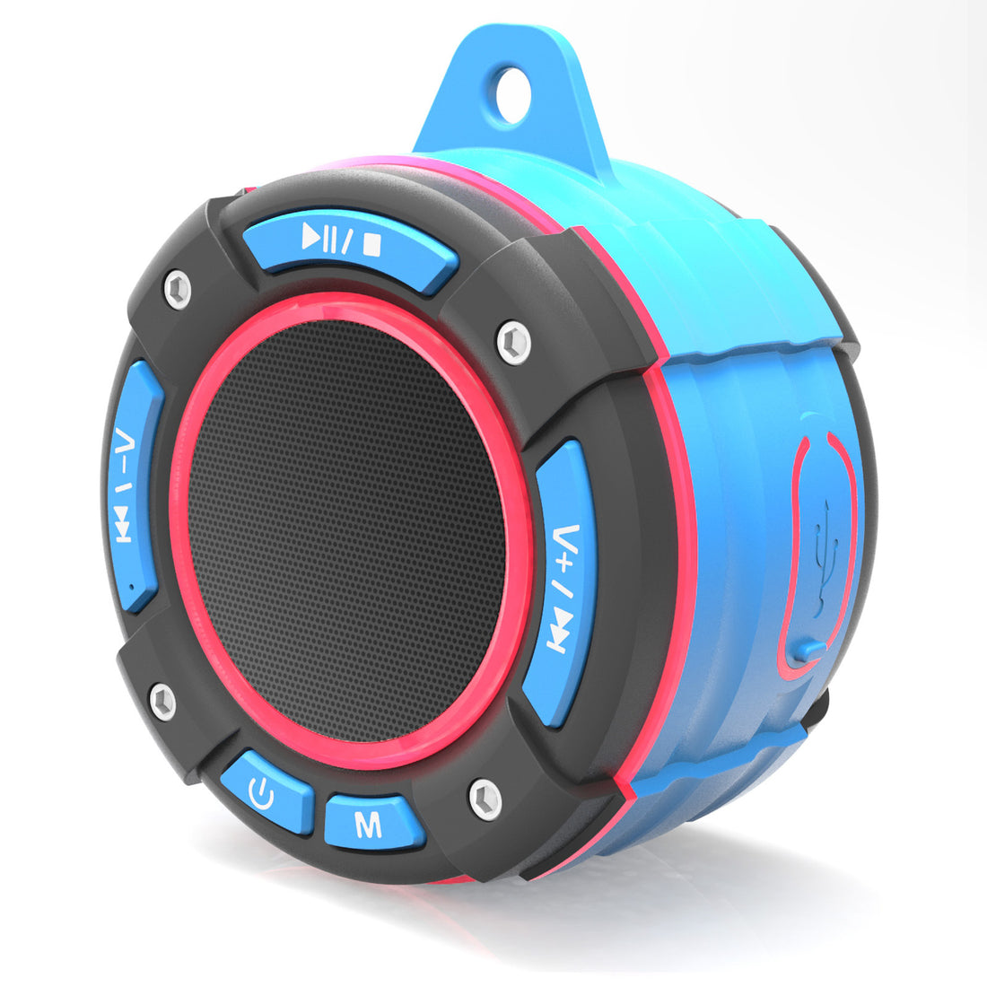 Portable Seven-level Waterproof Bluetooth Speaker