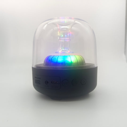 Blue Glass Desktop MINI Computer Bass Speaker