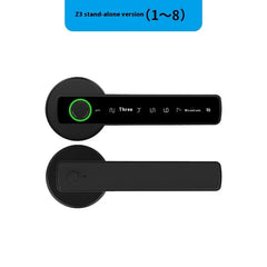 Handle Indoor Wooden Smart Door Lock