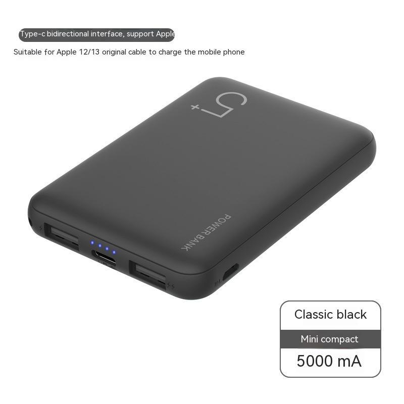 5000 MAH Compact Mini Portable Power Bank