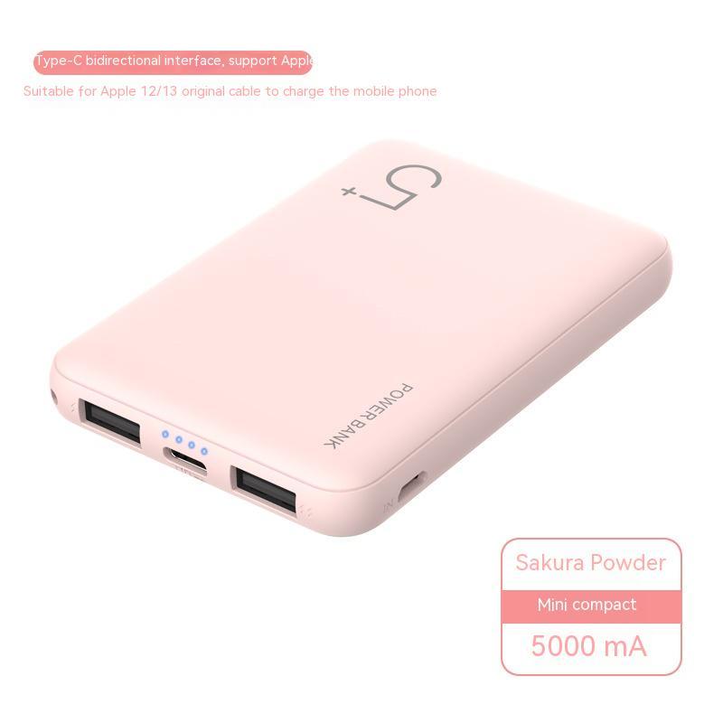 5000 MAH Compact Mini Portable Power Bank