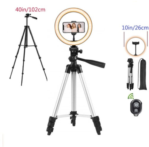 Mobile Phone Ring Light Holder Bracket Tripod